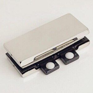 Glass door top panel stopper